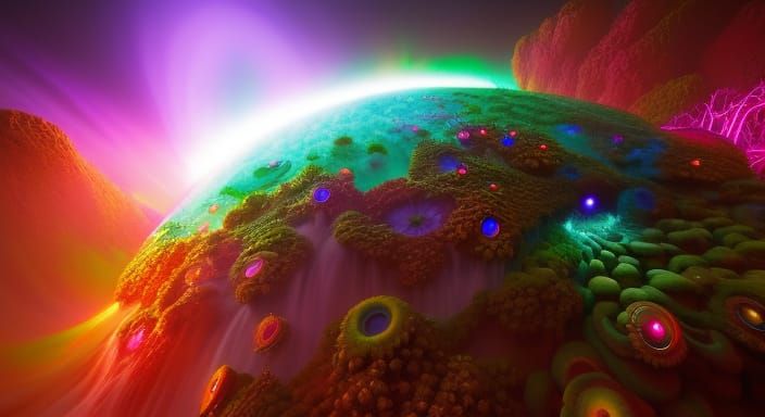 The worm hole was created from the supernovas gravitational ...