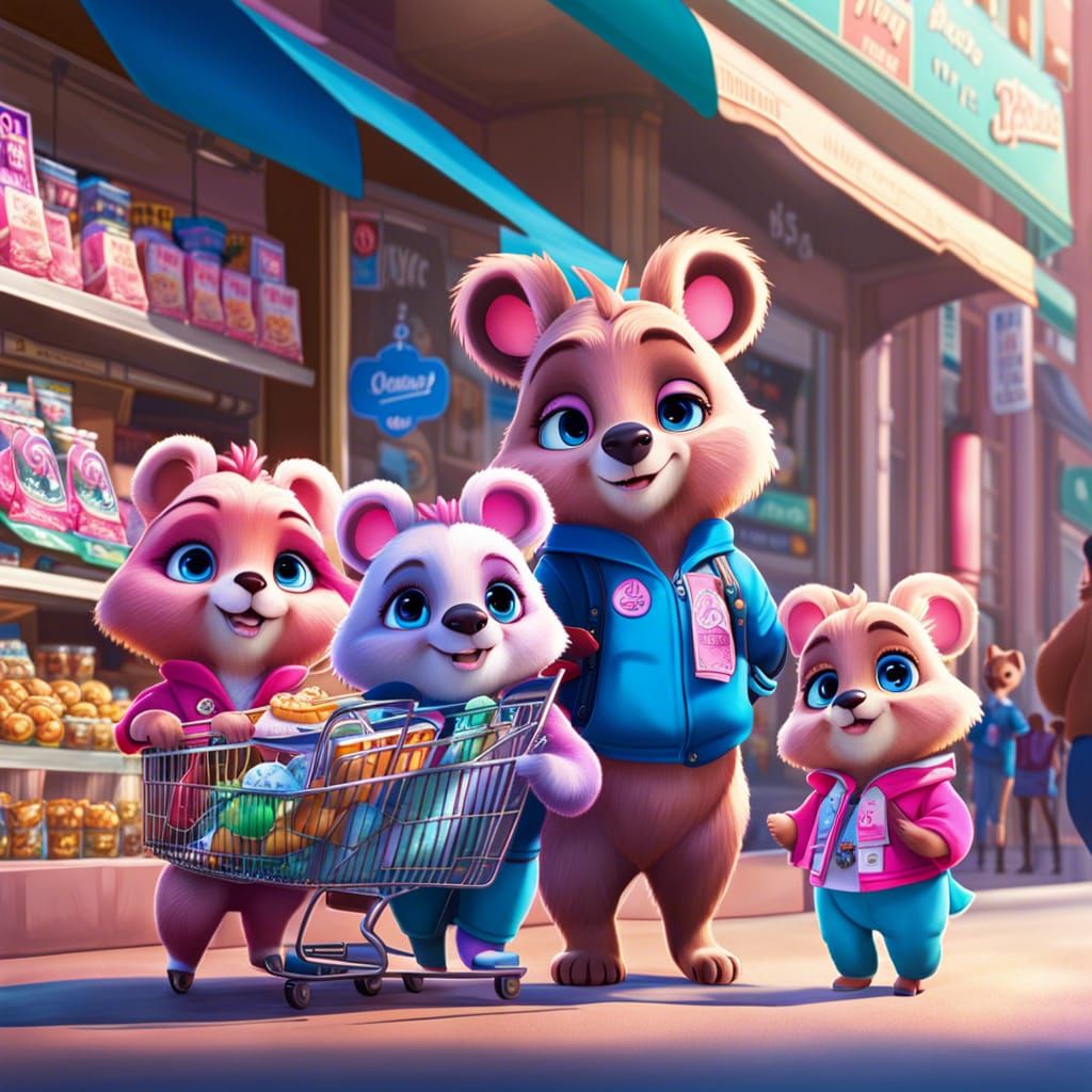 Who wants to go shopping with Momma Bear?