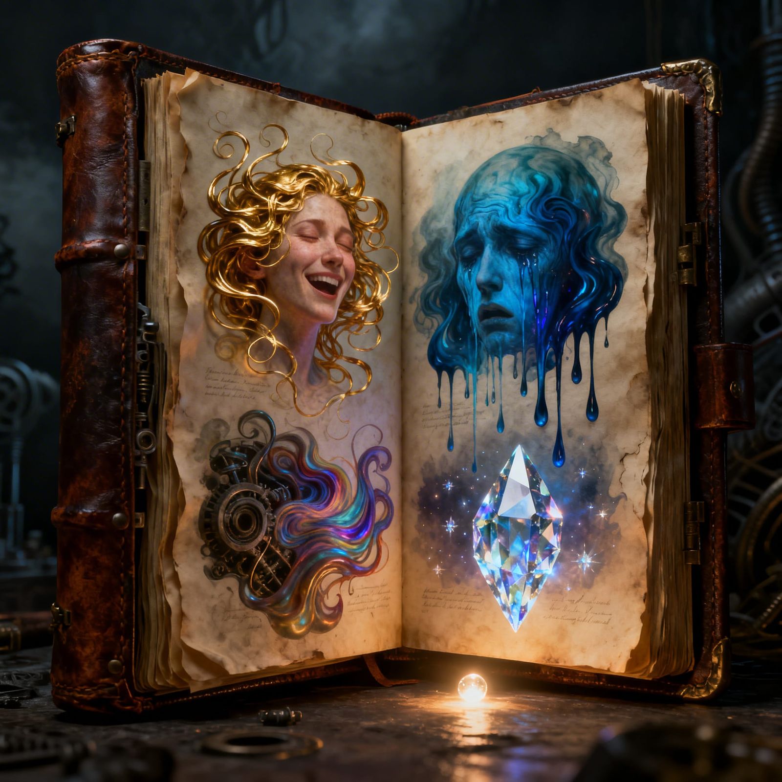 Surreal Journal of Emotions in Luxurious 3D Style