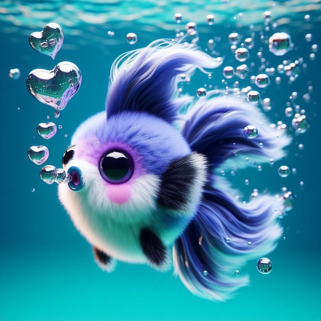 Fluffy Goldfish