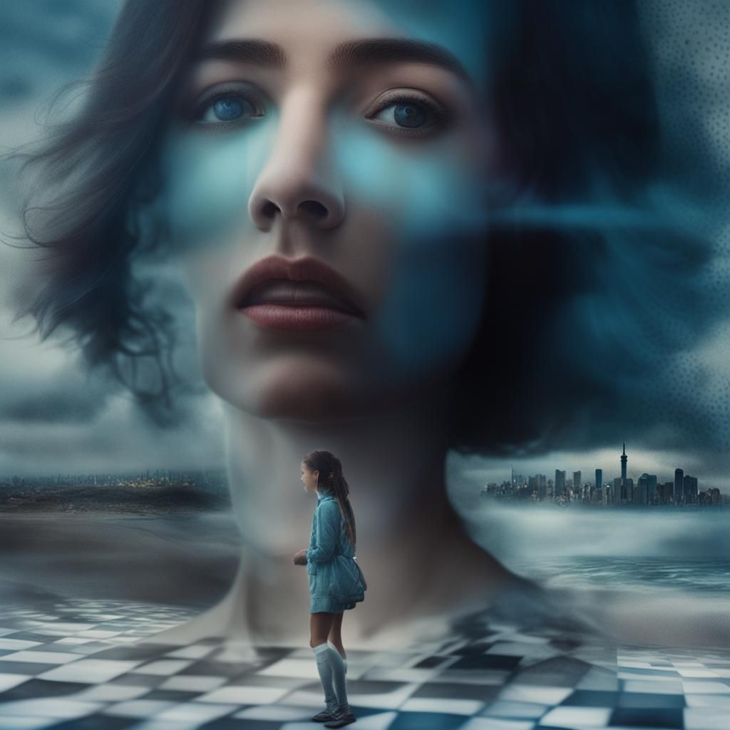 An epic 360-degree image of an ocean beach. Blend in a check...