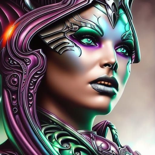 Alien queen - AI Generated Artwork - NightCafe Creator