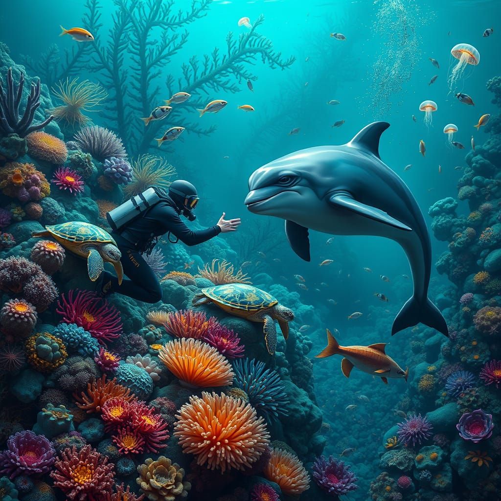 Life Beneath the Waves  by @Lefteris Michael