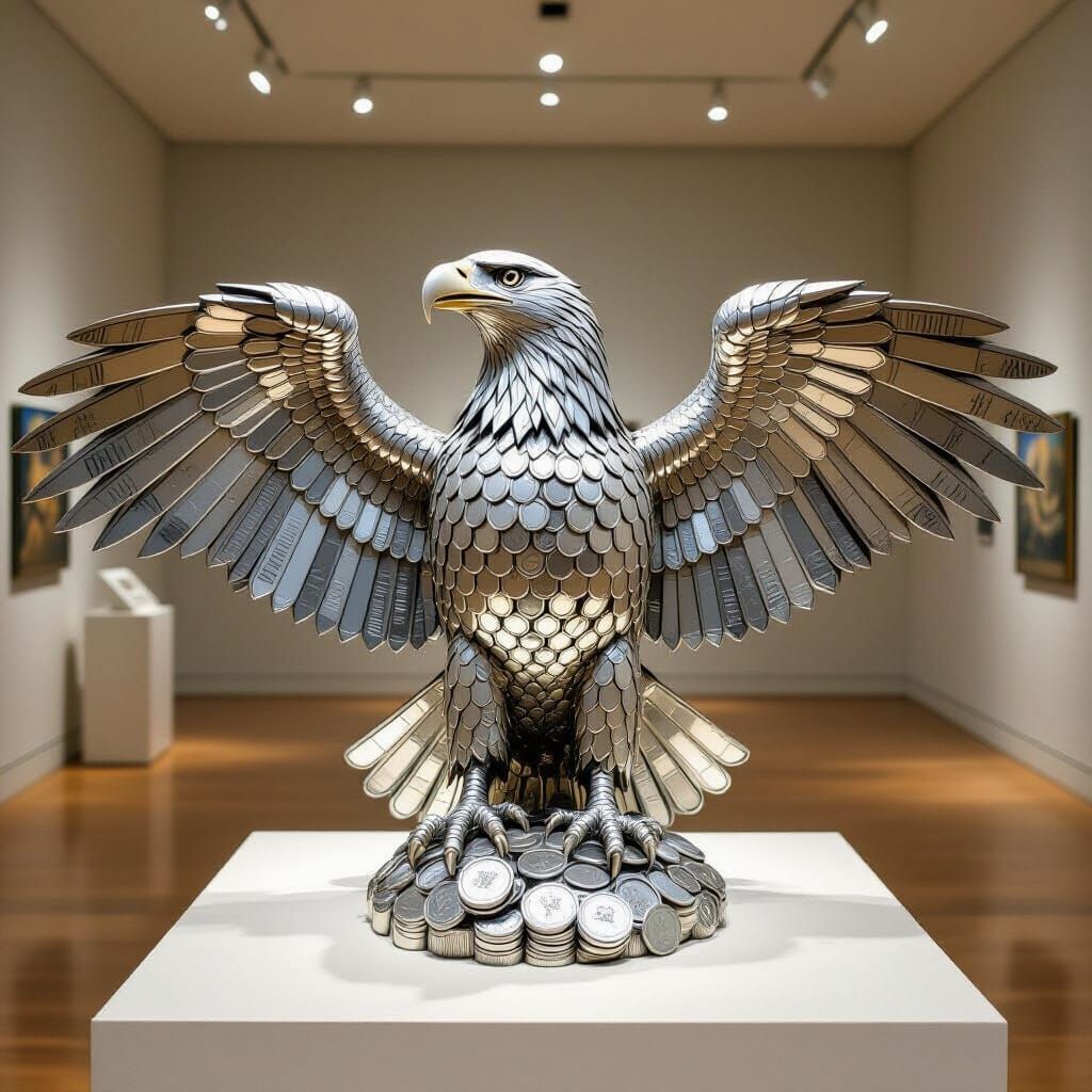 Fifty states equal an eagle!  by @Brittany Mitchell