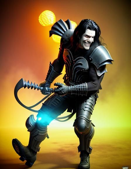 Evil Ernie:  male, ghoulish, athletic-body, full body, under...