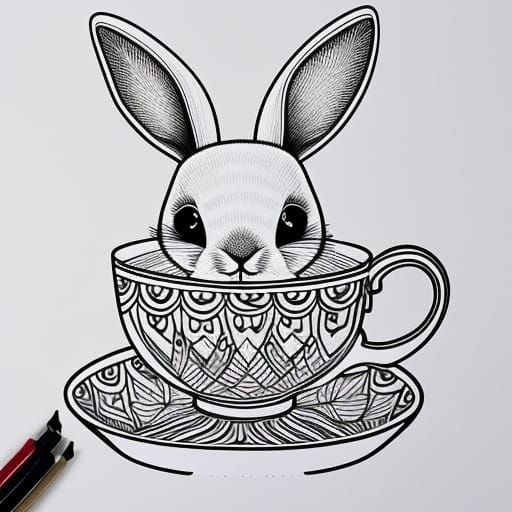 Bunny 🐰  by @Chrysantheme