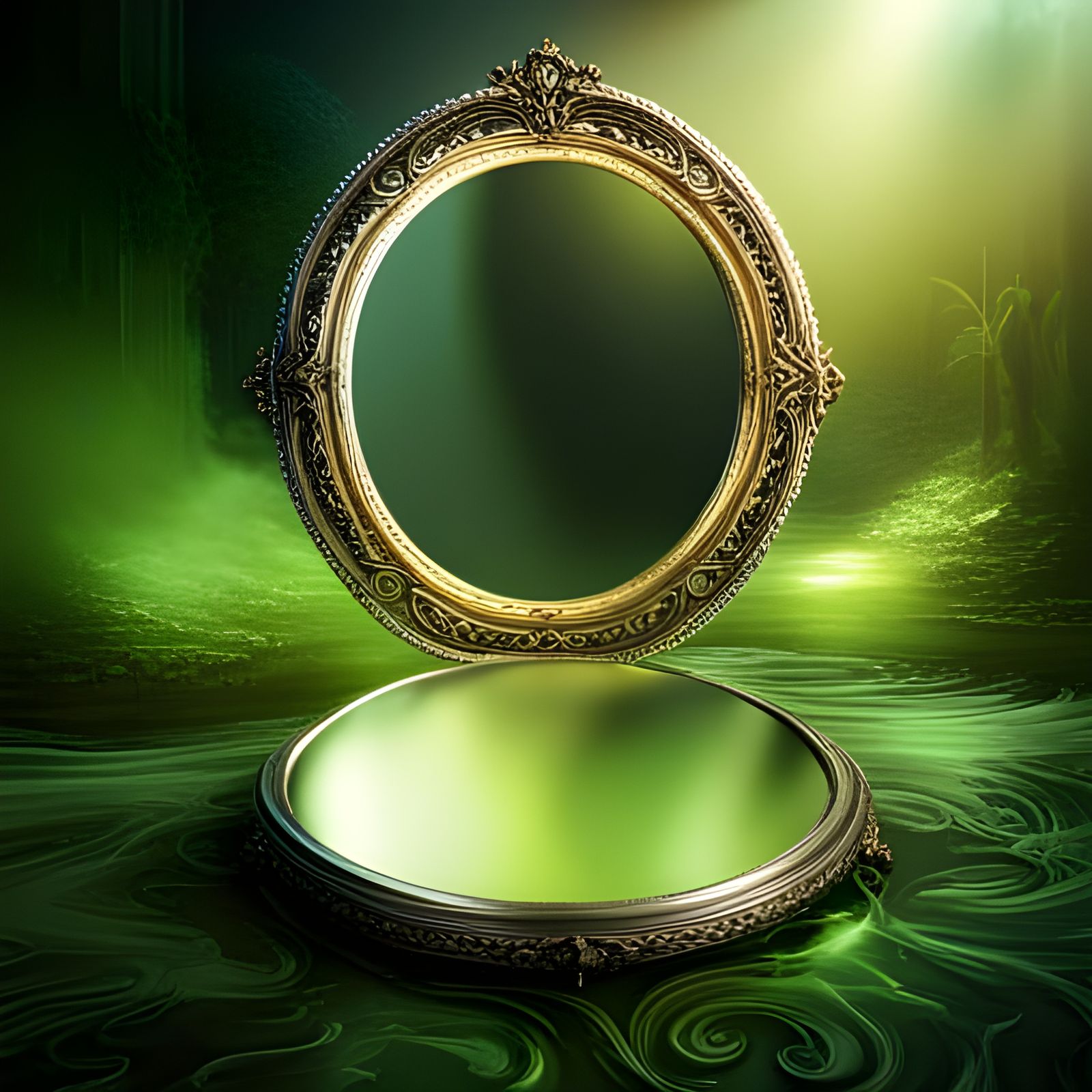 Through the looking glass AI Generated Artwork NightCafe Creator