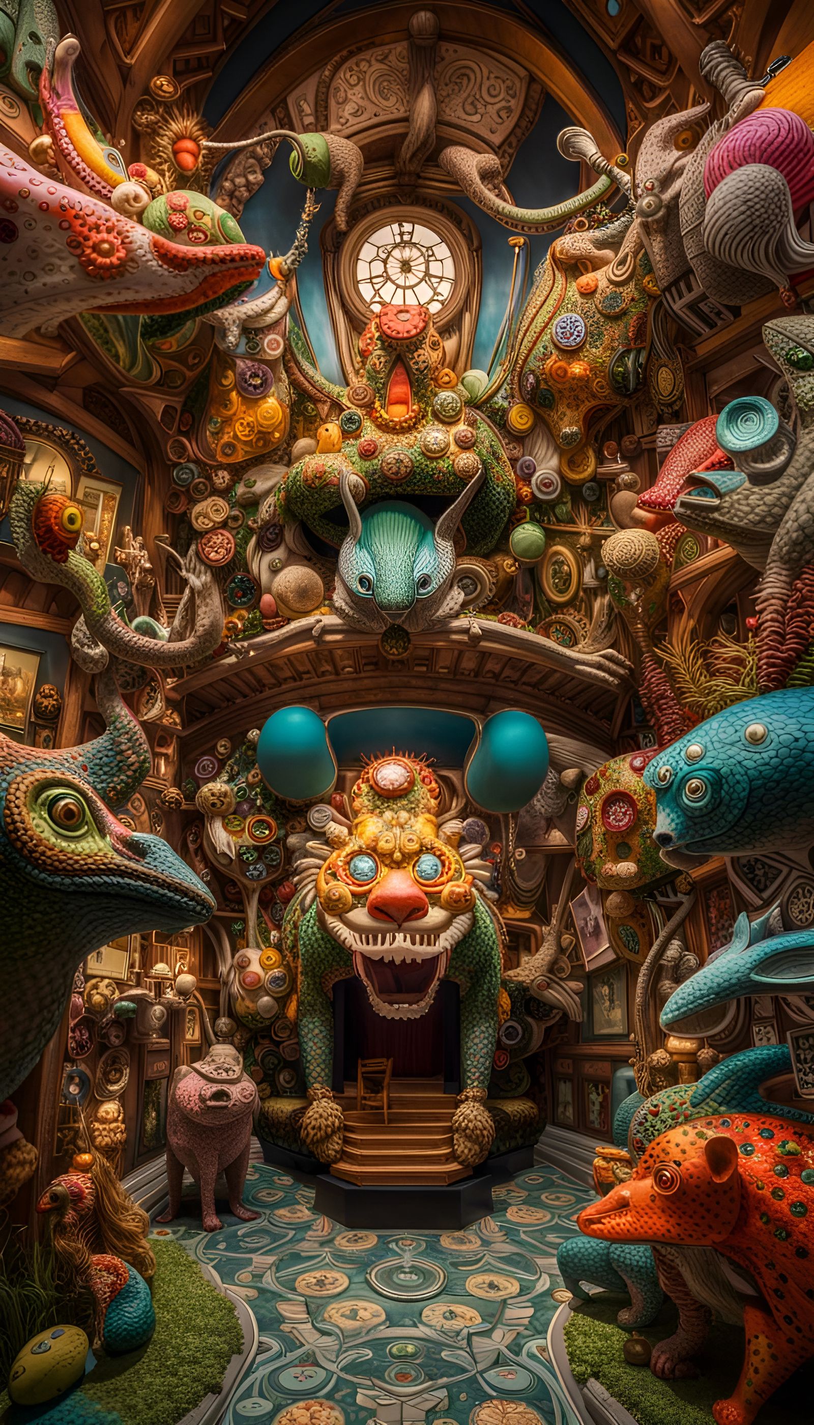 Tripping through time and space in the museum where reality takes a coffee break  by @EK94