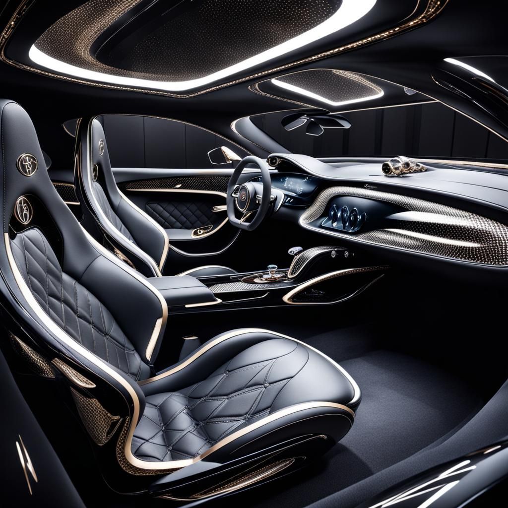 Bugatti La Voiture Noire Interior 