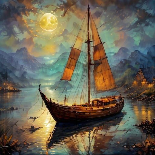 A tranquil evening  by @Crazymoona