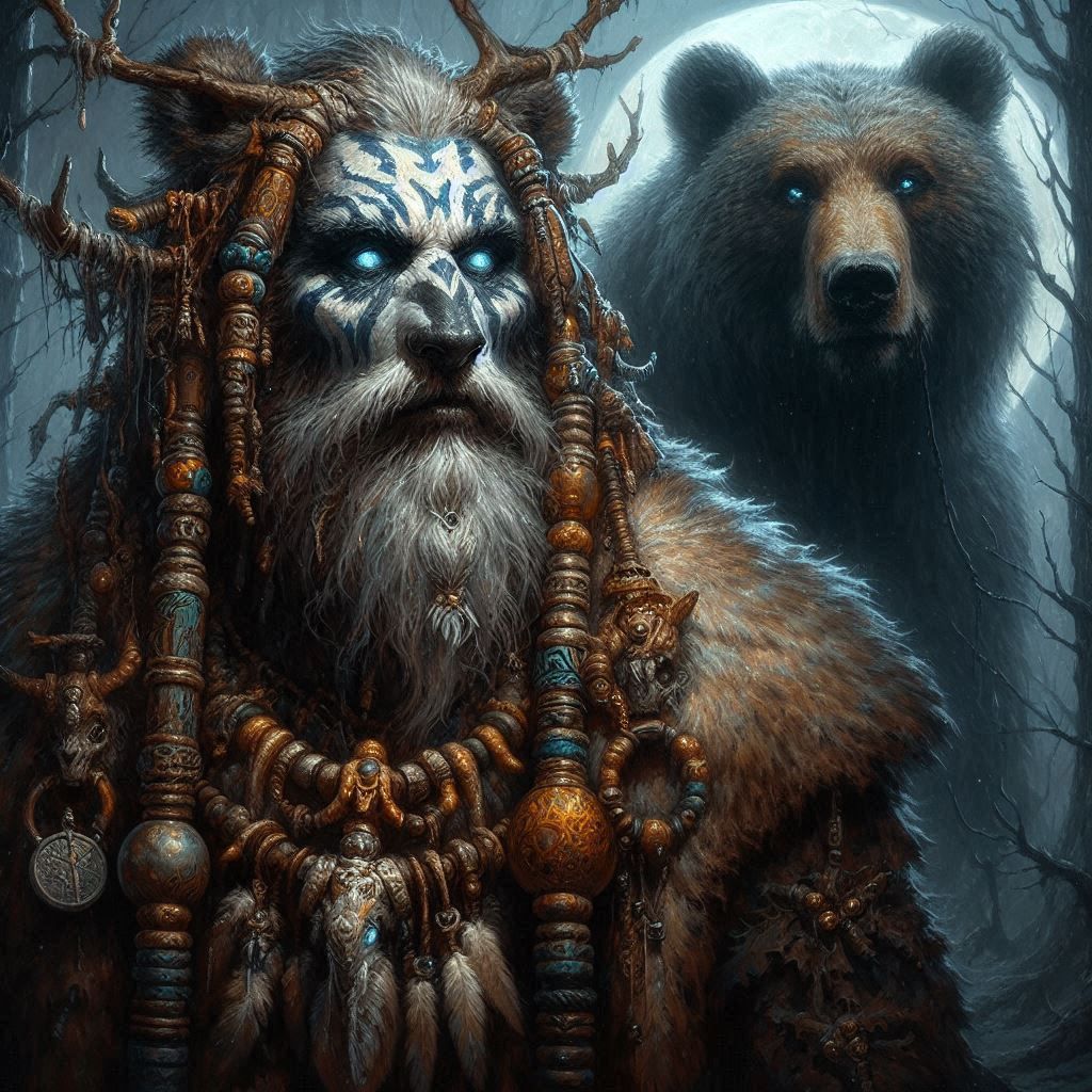 My Dark Fantasy Series Bear Druid