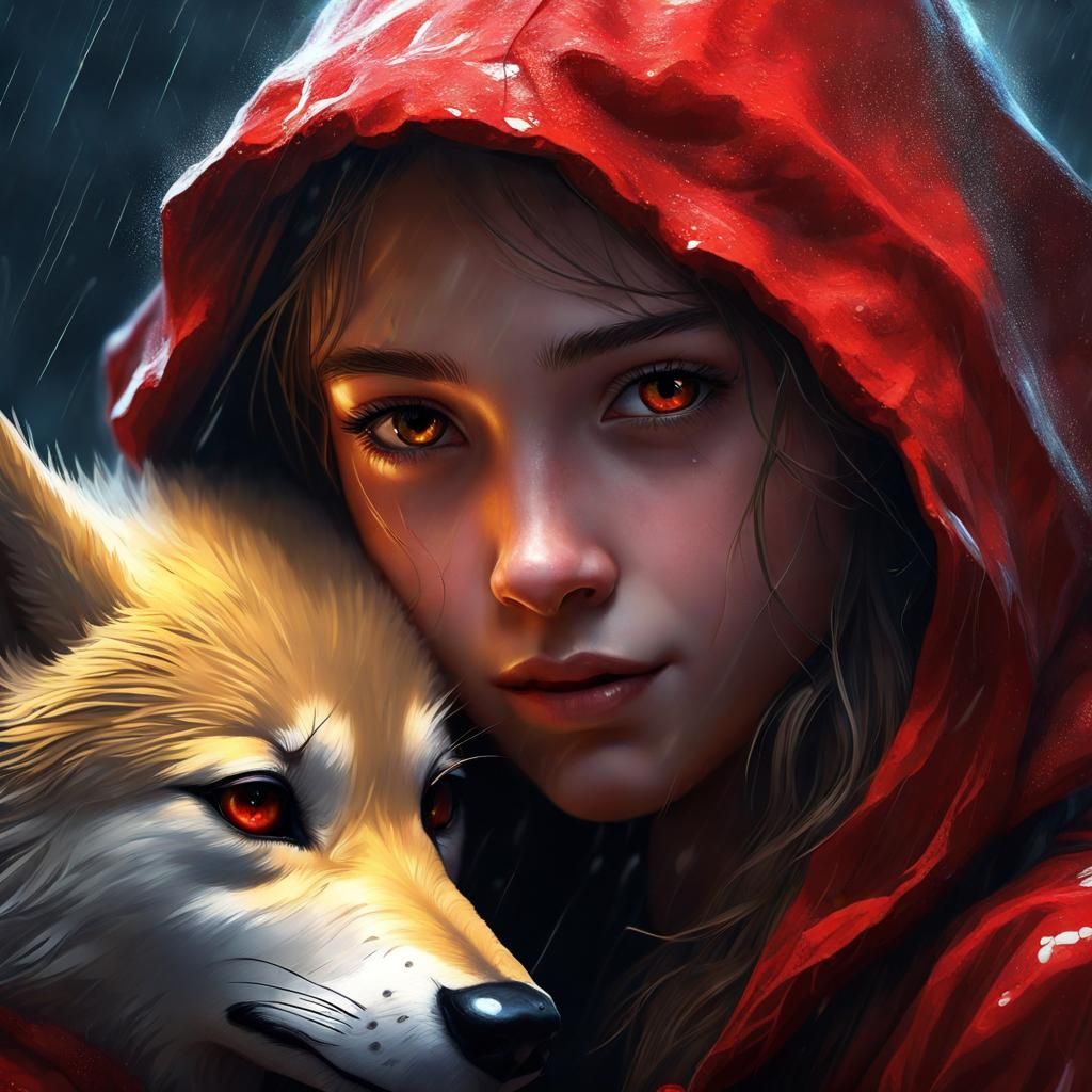 Redhood Girl - AI Generated Artwork - NightCafe Creator