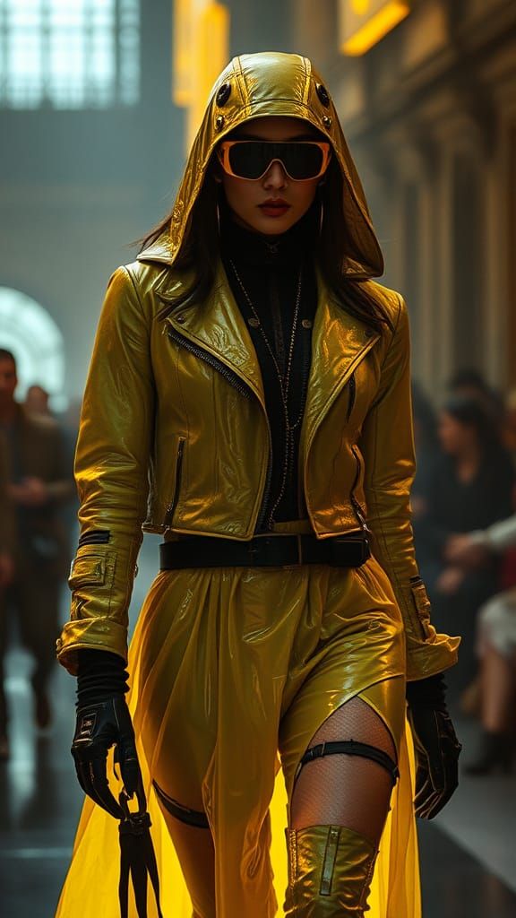 Fashion , soft lite yellow