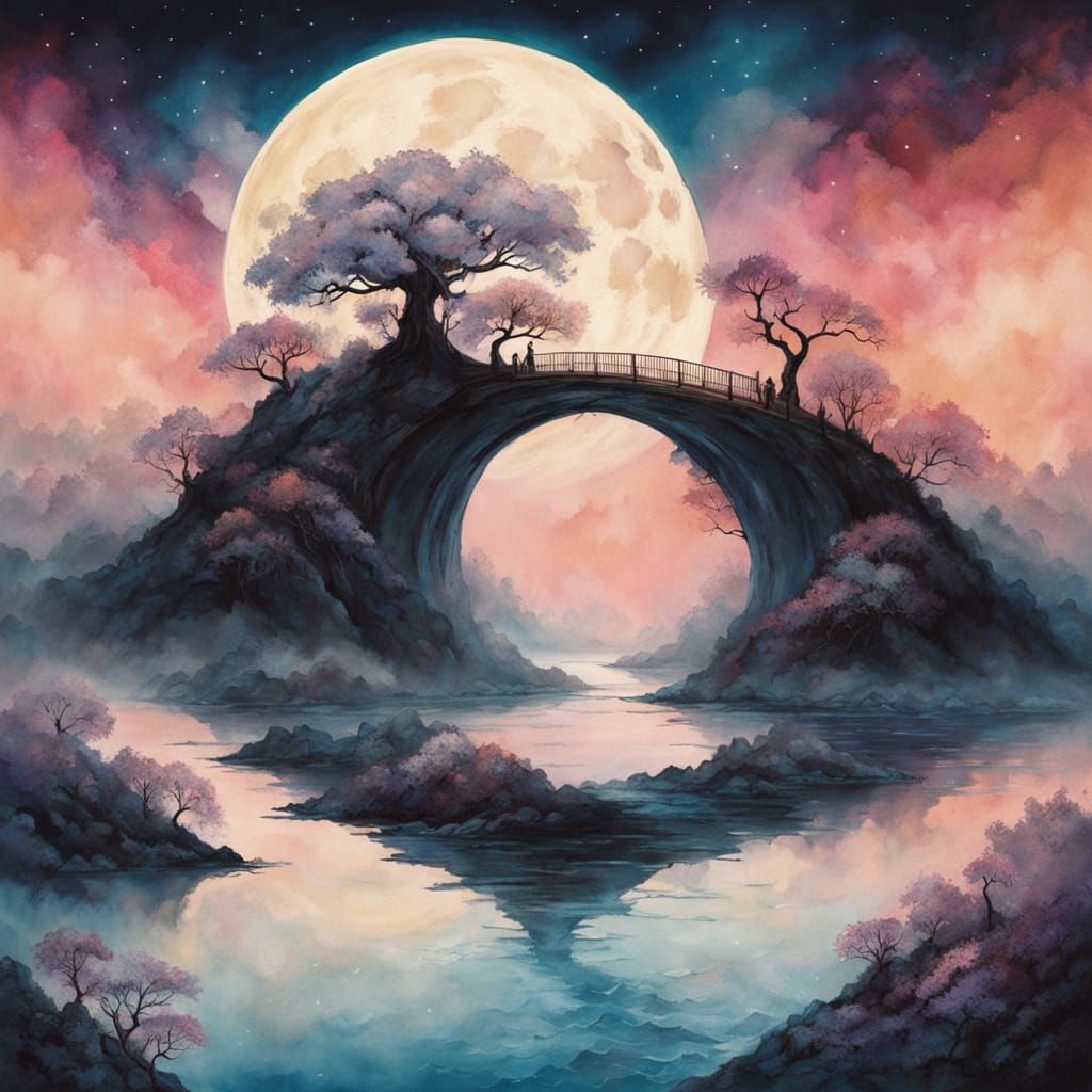 Moonlight Bridge  by @toomanynates