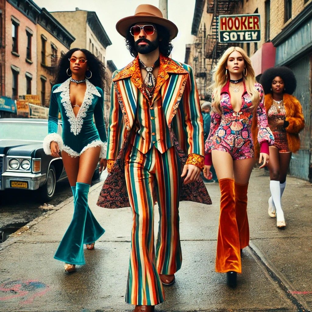 Max arrives with some of his many "escorts."