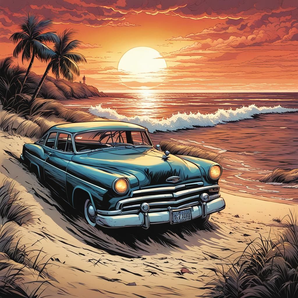 sunset beach