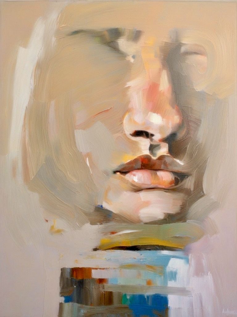 A disrupted art portrait