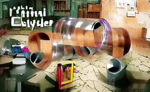 A infinite sideways cylinder that crushes every thing