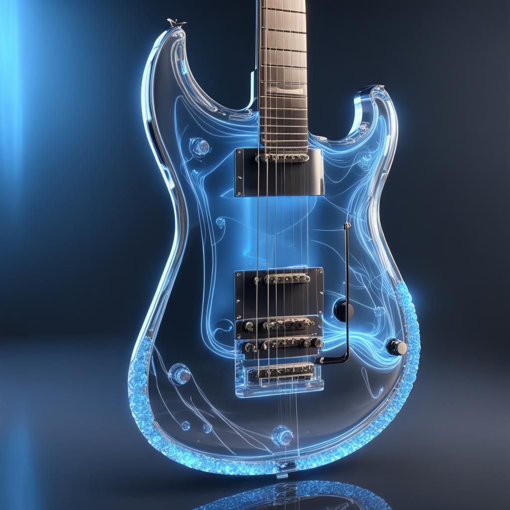 Schumann resonance Guitar - AI Generated Artwork - NightCafe Creator