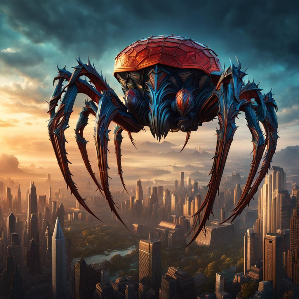 logo com aranha tecnológica