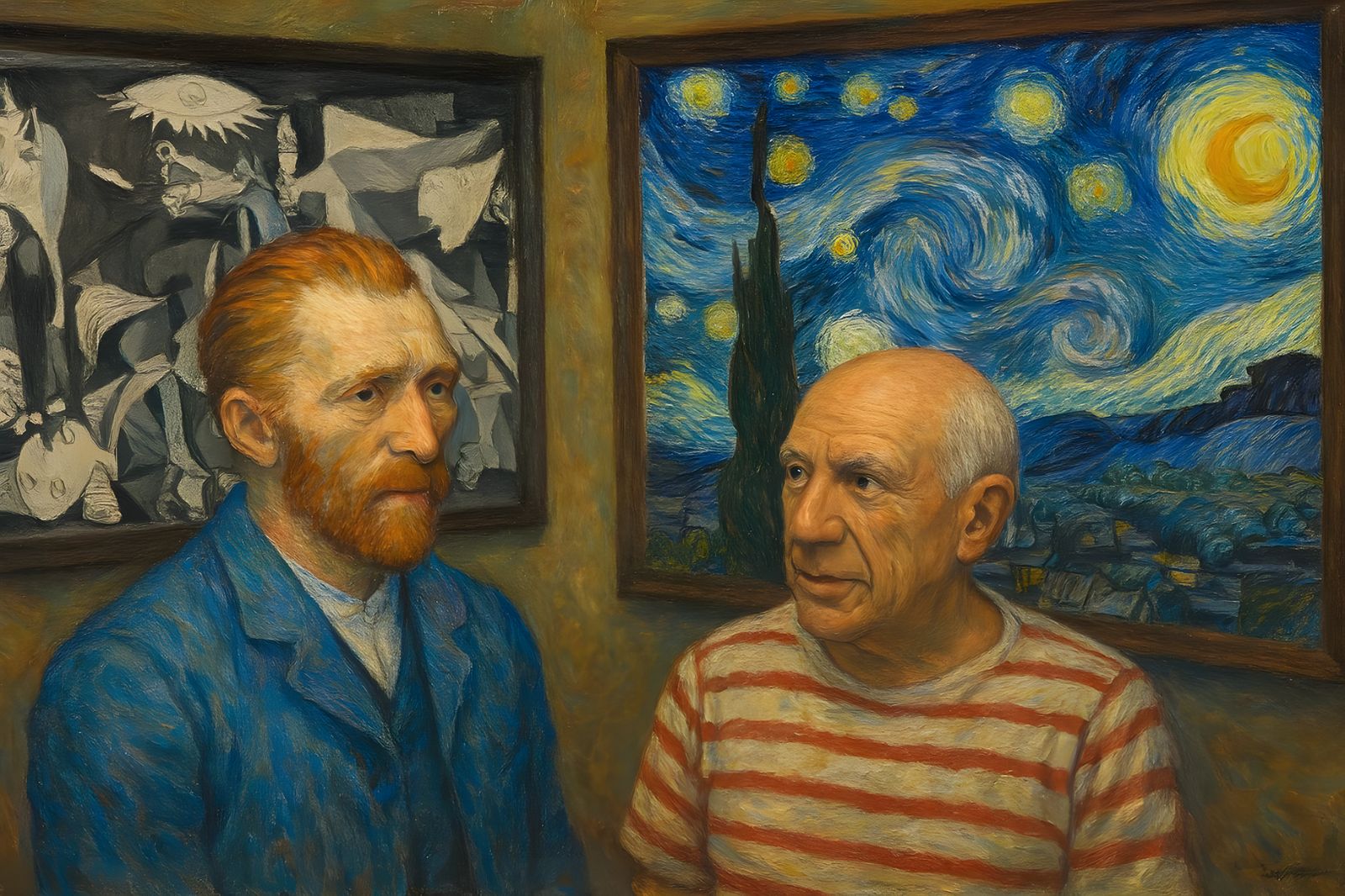 Artists from Different Eras as Friends