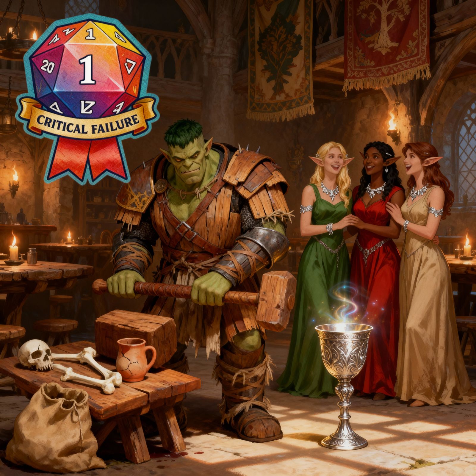 Half-orc Paladin - Critical Failure