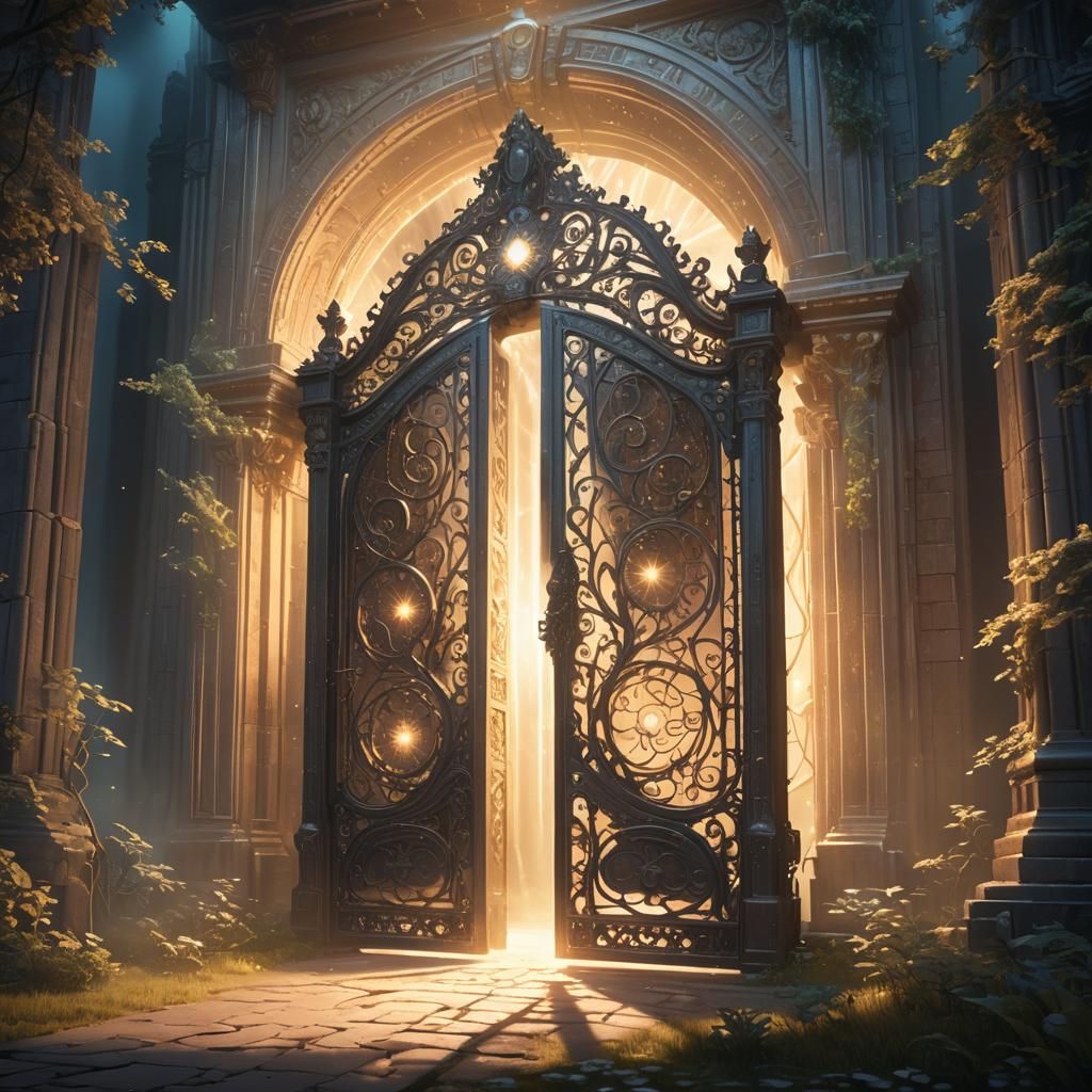 Entrance to the Hidden Treasure Trove   by @Koffee