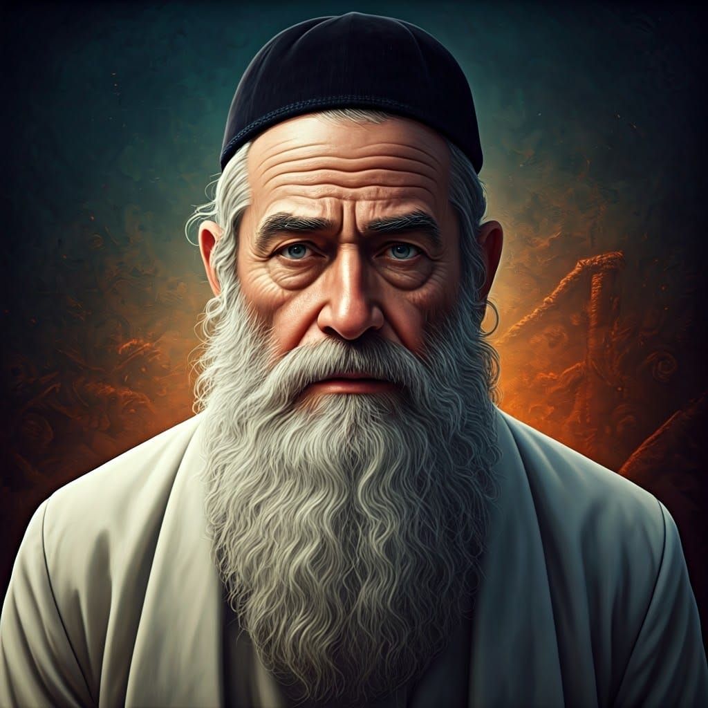 Hasidic Man in Traditional Attire