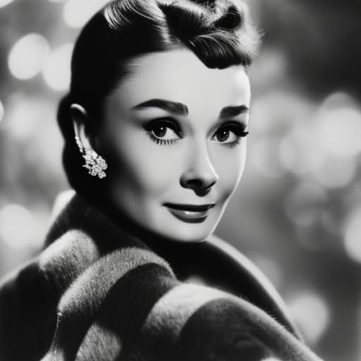 Vintinage Audrey Hepburn my fair lady (spotty film)  by @Dreamcatcher Phoenix 