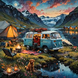 Iceland Perfect Camping Setup 🌄🏕️ - AI Generated Artwork - NightCafe ...