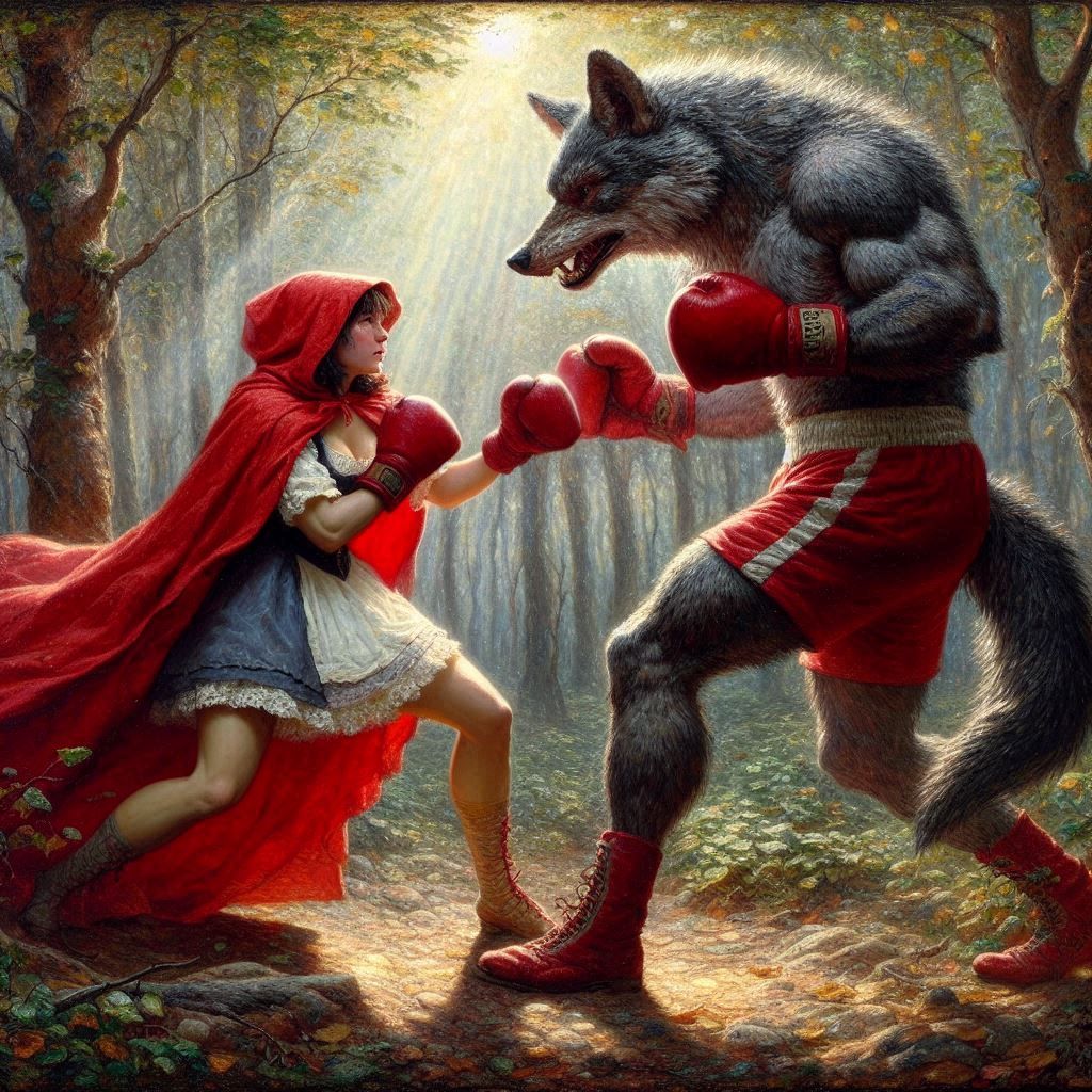 Little Red Riding Hood vs. The Big Bad Wolf