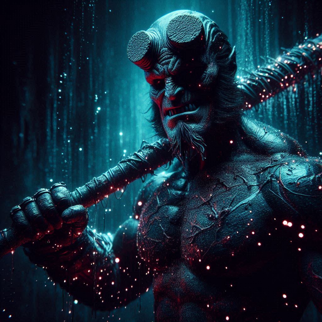 Bad boy, bate boy, Hellboy!