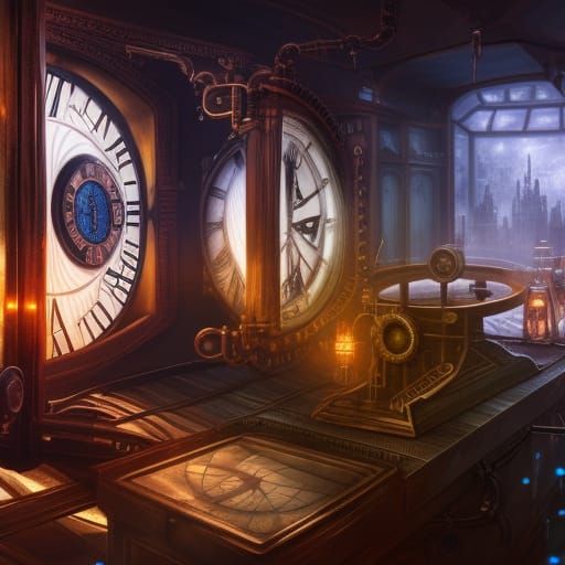 Clockwork AI Generated Artwork NightCafe Creator