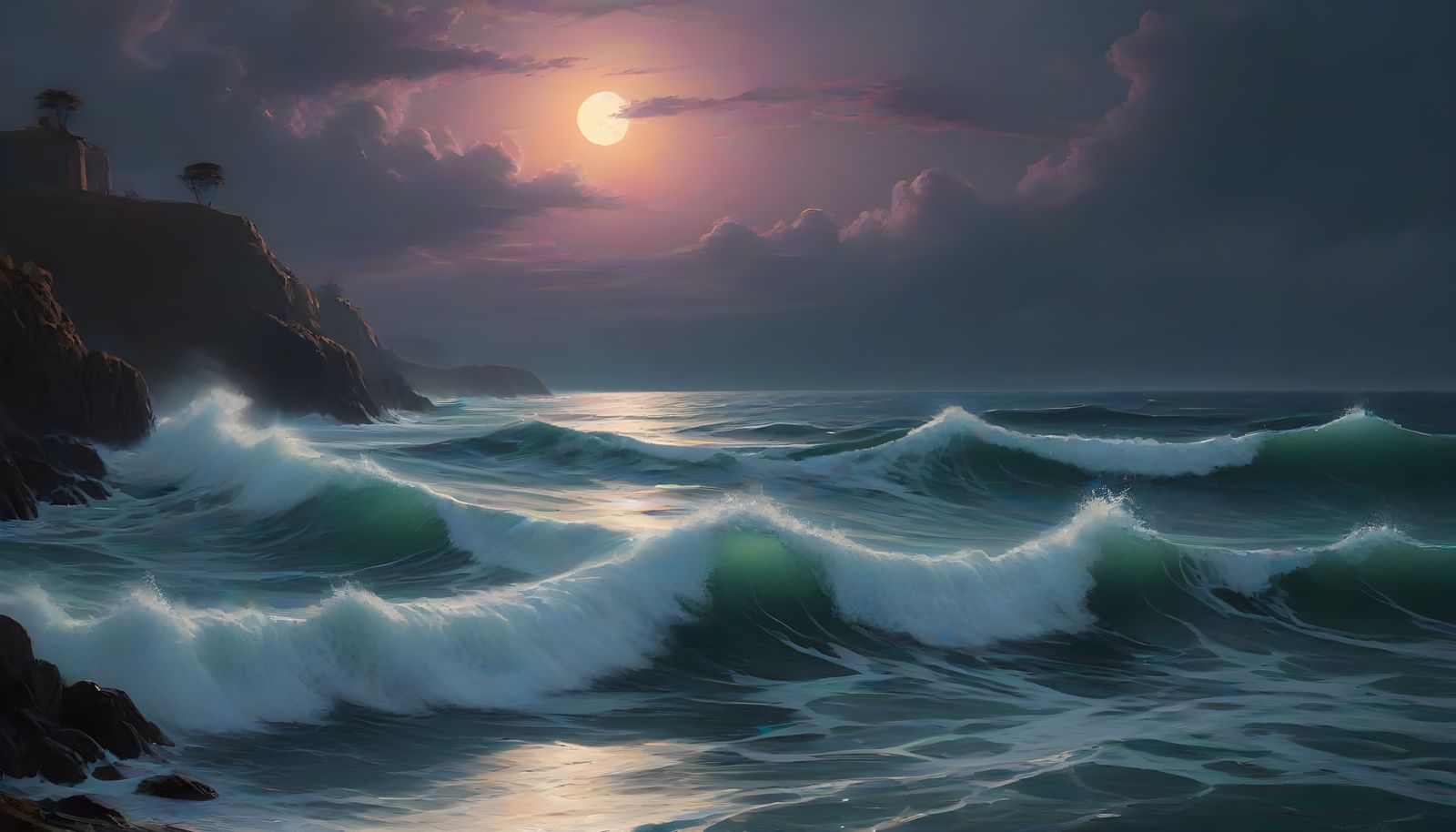 Fantastical ocean scape II Fantastical ocean scape II