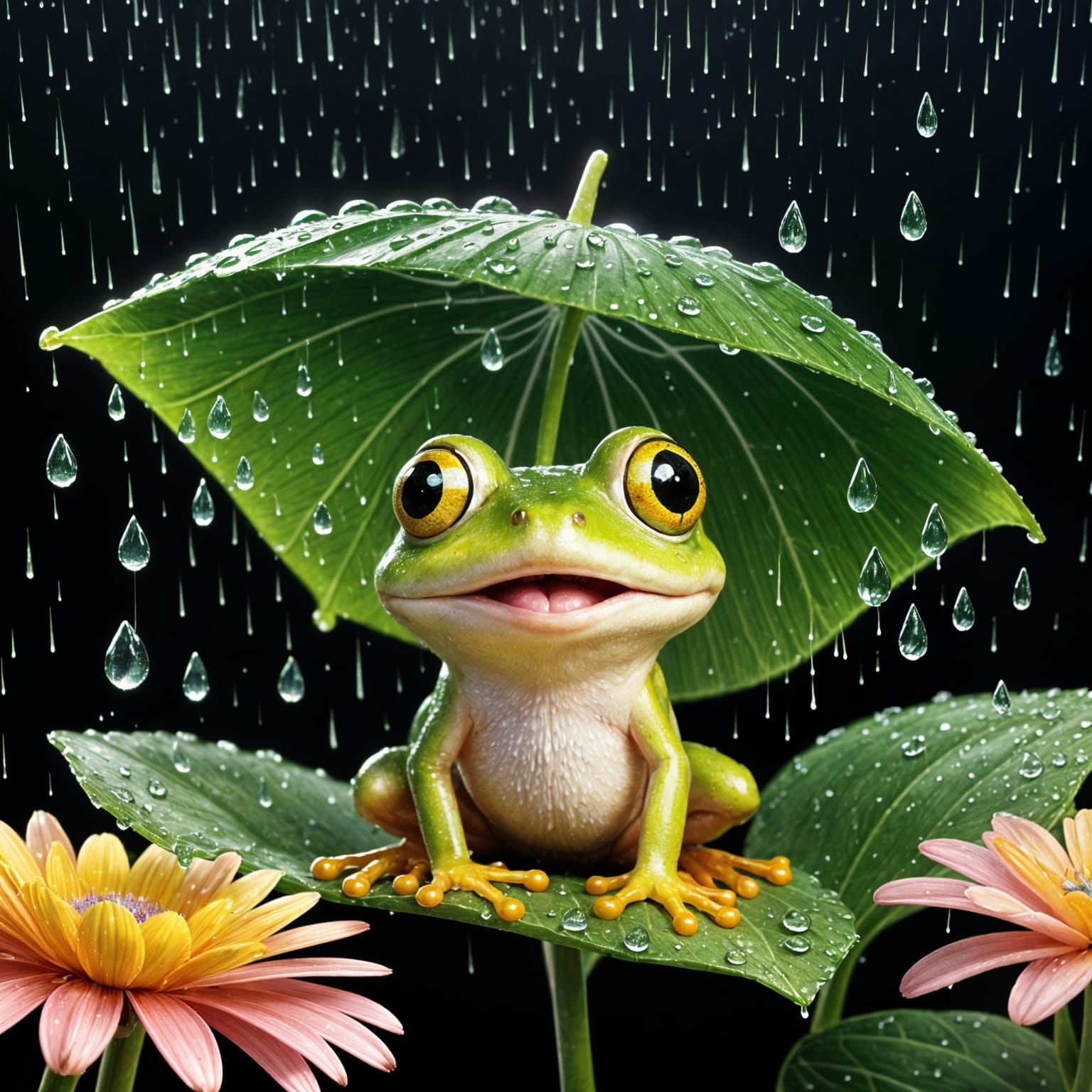 Ribbit.  by @Feathers