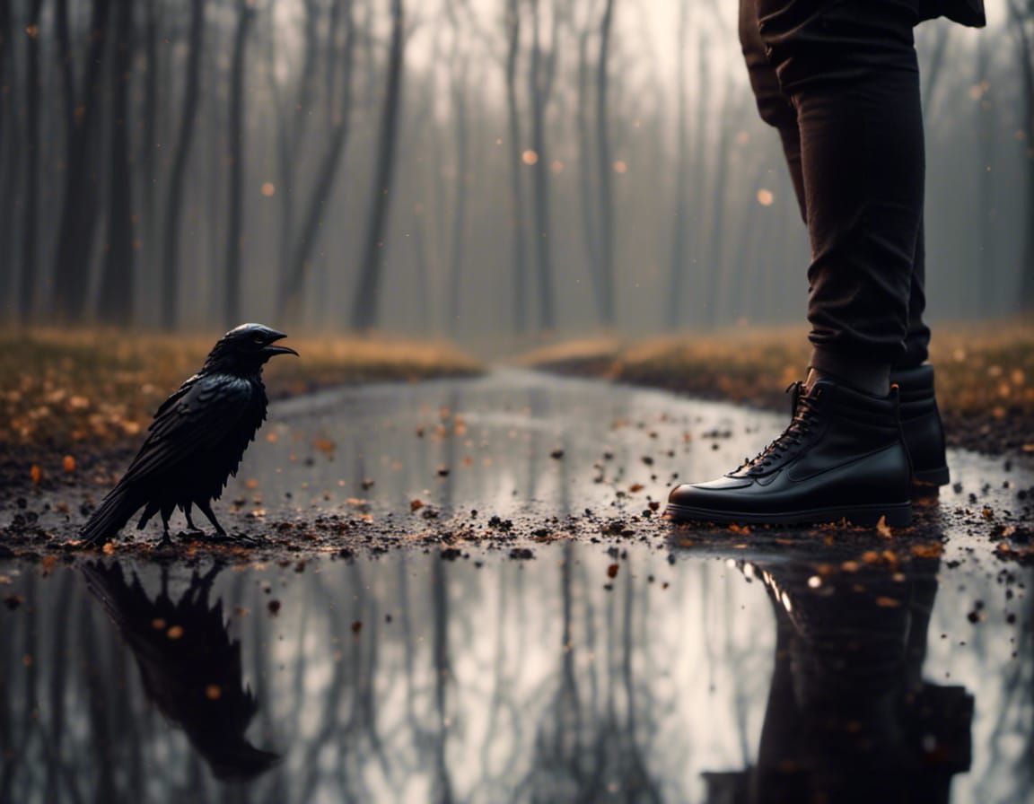 My shadow's the only one that was beside me