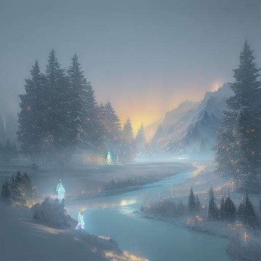 Elves' Snowy Wilderness Quest in Winter Wonderland