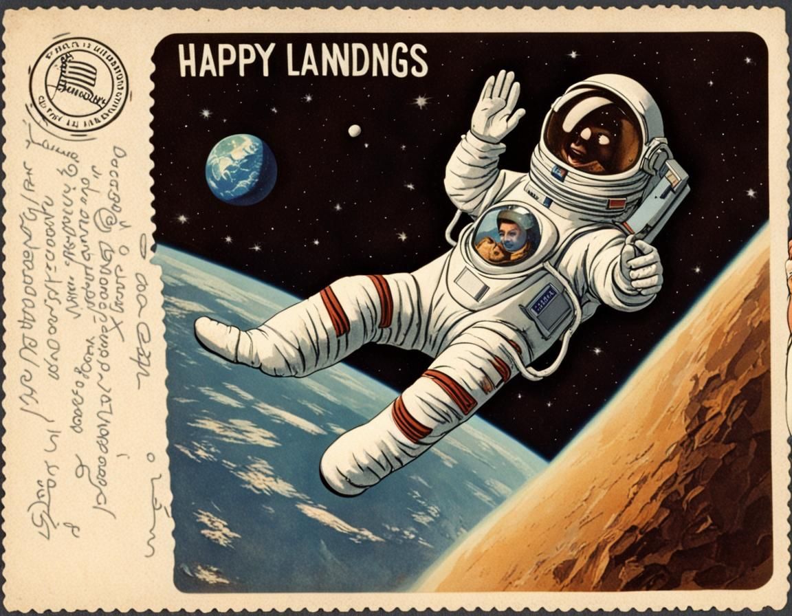 A postcard from space  by @BTMO