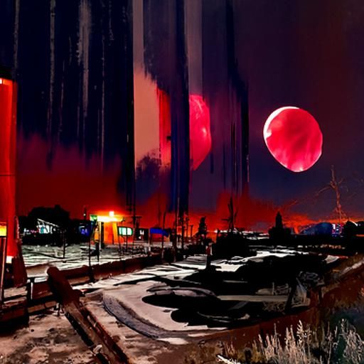 red moon
