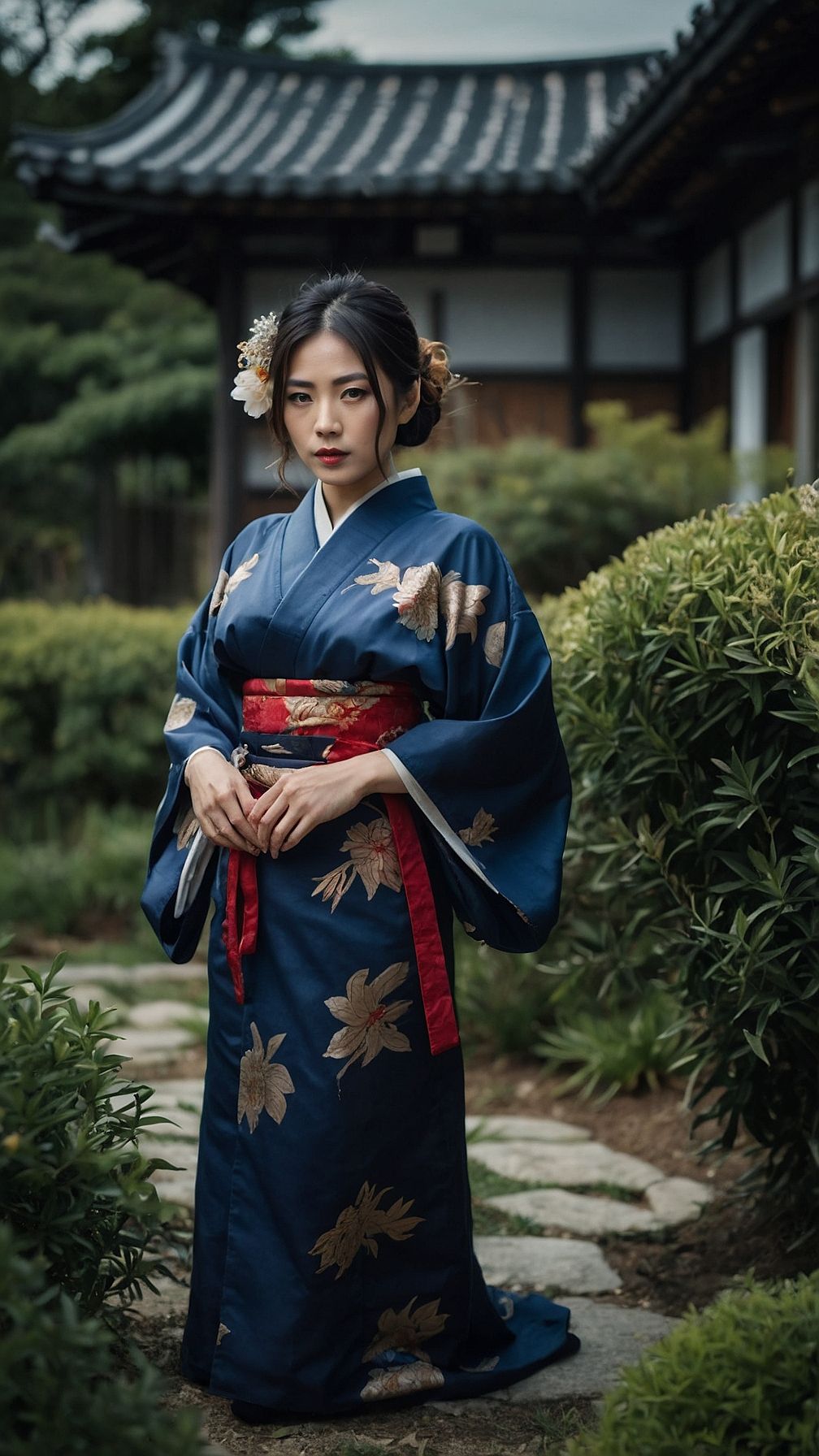 Japanese Kimono Model