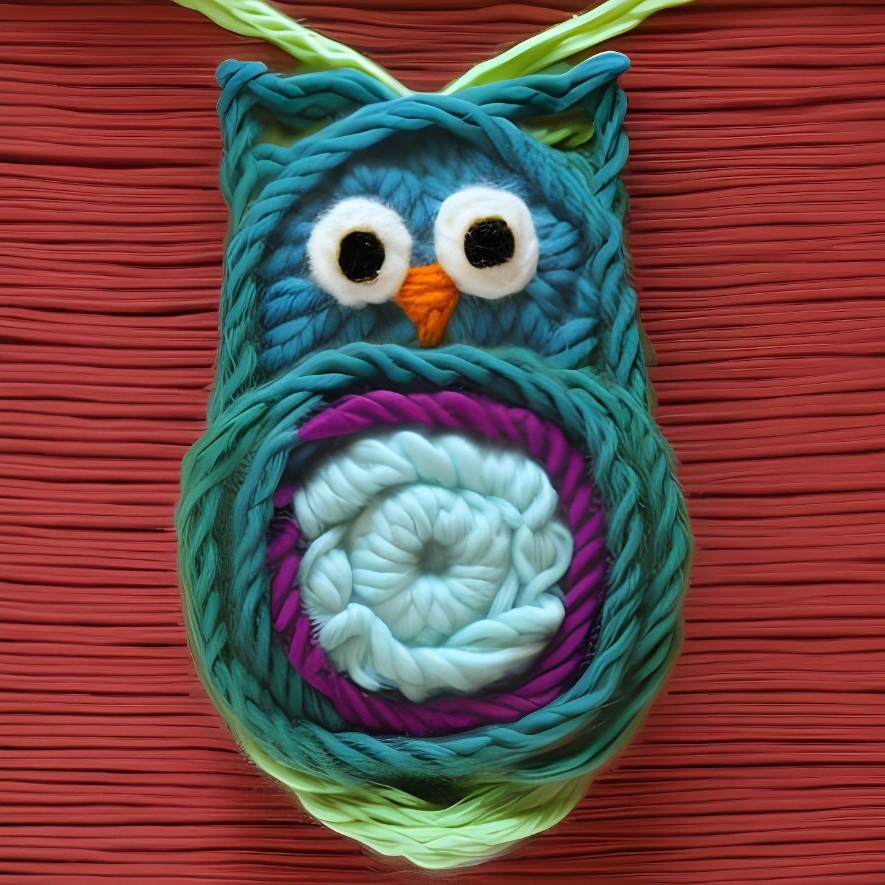 Yarn Owl AI Generated Artwork NightCafe Creator