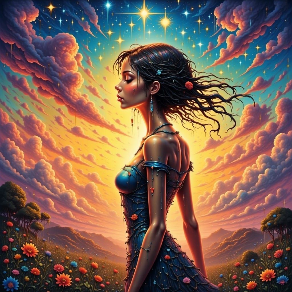 Morning glory wondrous sky  