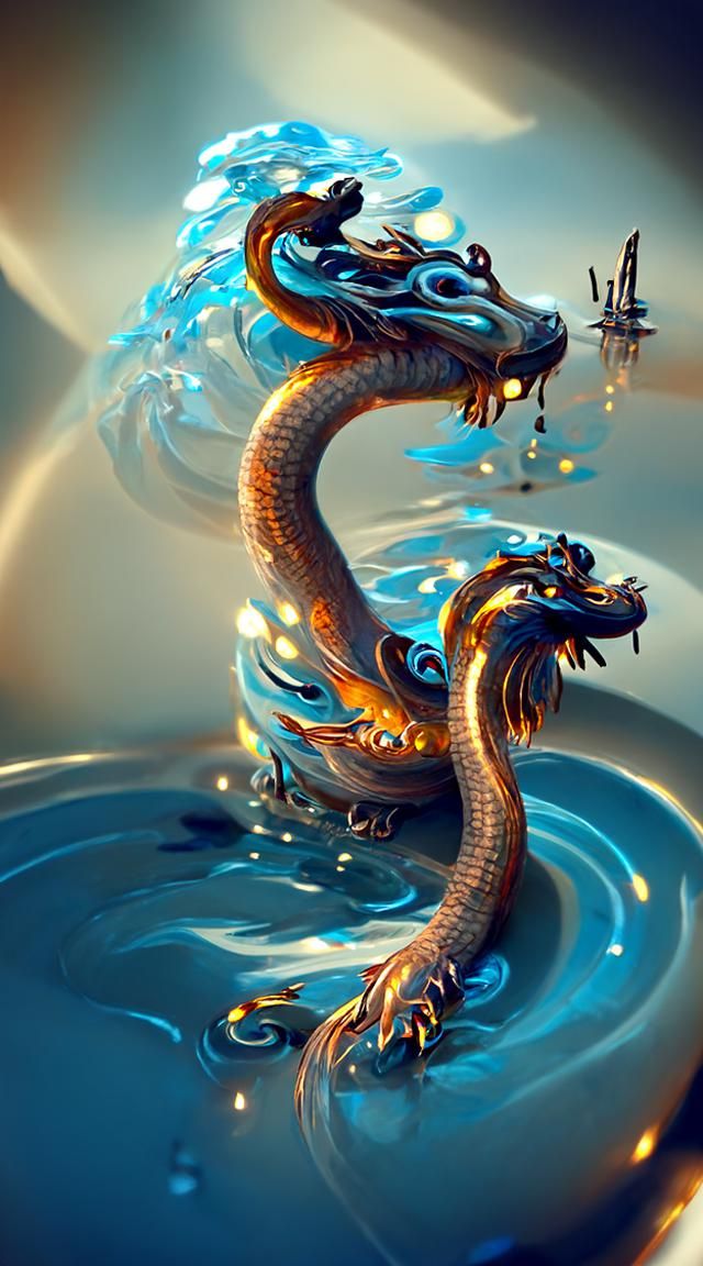 A Couple of Water Dragons