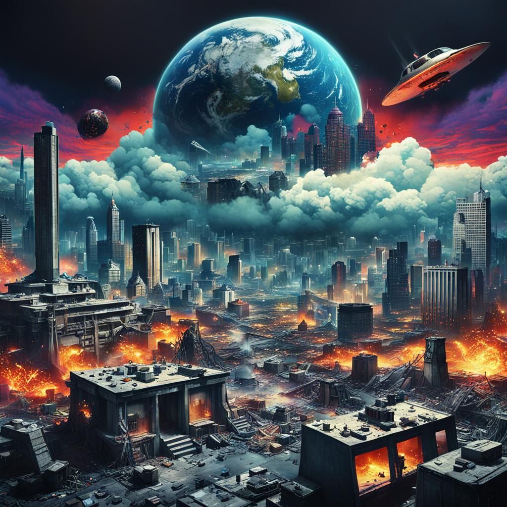 End of the World.   by @The_Borrower