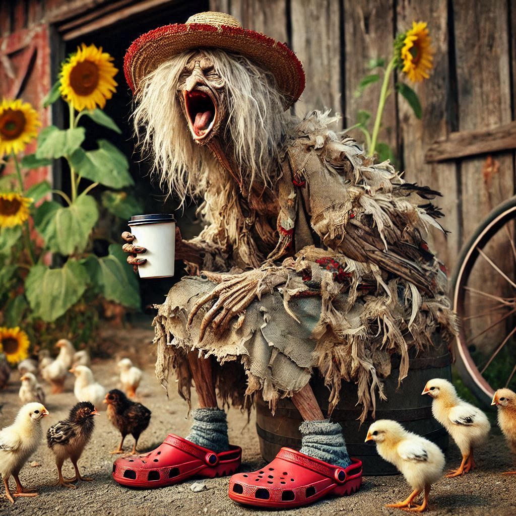 Been around the chickens too long