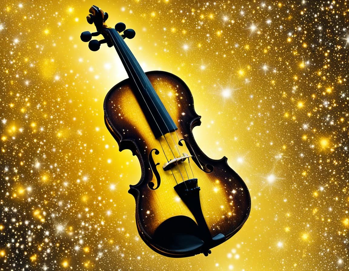 sparkly violin