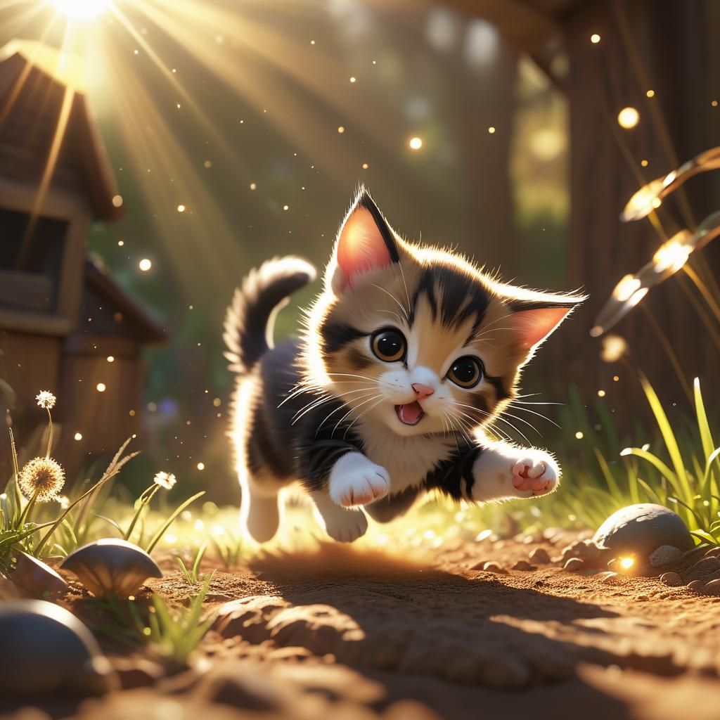 Practicing Pouncing  by @JR