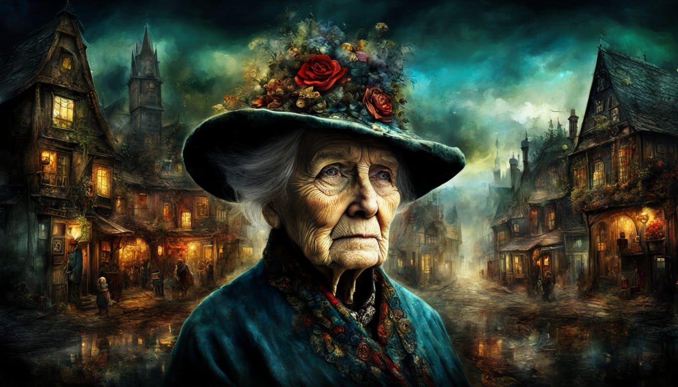 An old woman from the old town  by @ImagoFlying
