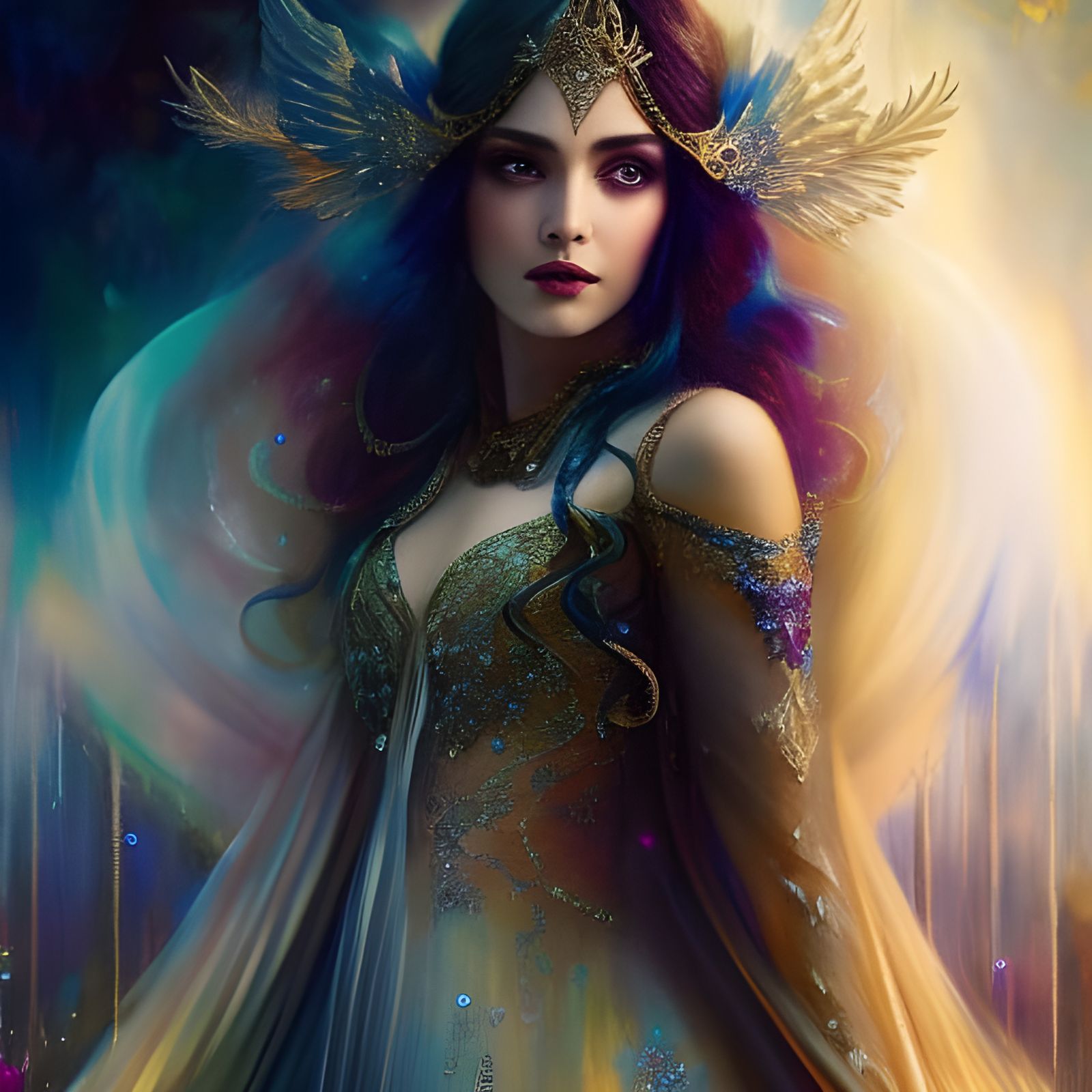 Jophiel… Celestial… - AI Generated Artwork - NightCafe Creator