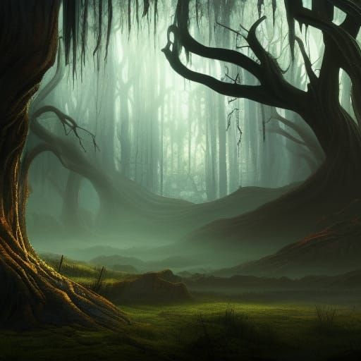 mythical forest - AI Generated Artwork - NightCafe Creator